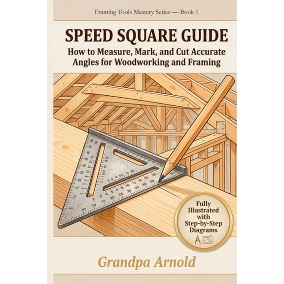Framing Tools Mastery Speed Square Guide: How to Measure, Mark, and Cut Accurate Angles for Woodworking and Framing, Book 1, (Paperback)