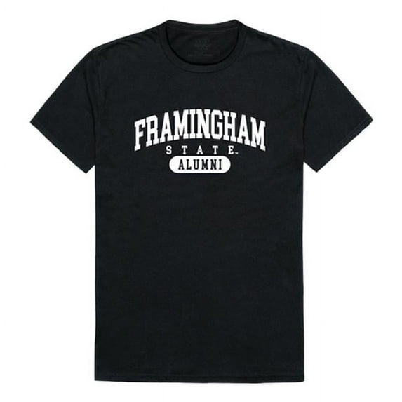 Framingham State University Rams Alumni T-Shirt, Black - Large