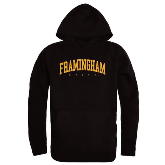 Framingham State University Rams College Hoodie, Black - 2XL