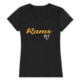 thumbnail image 1 of Framingham State University Rams Women Script Short Sleeve T-Shirt, Black - Medium, 1 of 1