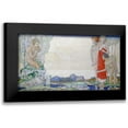 thumbnail image 1 of Frampton, Edward Reginald 14x9 Black Modern Framed Museum Art Print Titled - The Voice of Pan, 1 of 5
