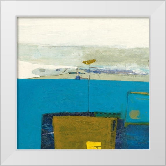 Frampton, Russell 15x15 White Modern Wood Framed Museum Art Print Titled - Reef at Deussant