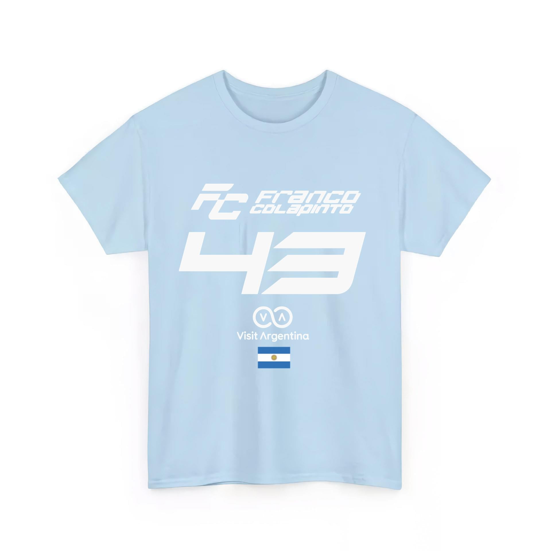 Fran Colapinto F1 Argentina, Formula 1 USA 2024 Apparel, Unisex Cotton