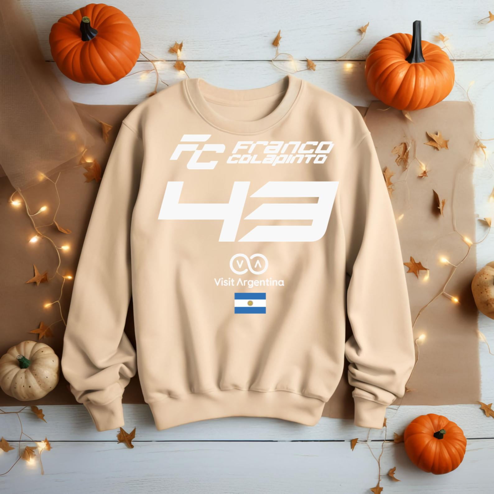 Fran Colapinto F1 Argentina, Formula 1 USA 2024 Apparel, Unisex Cotton