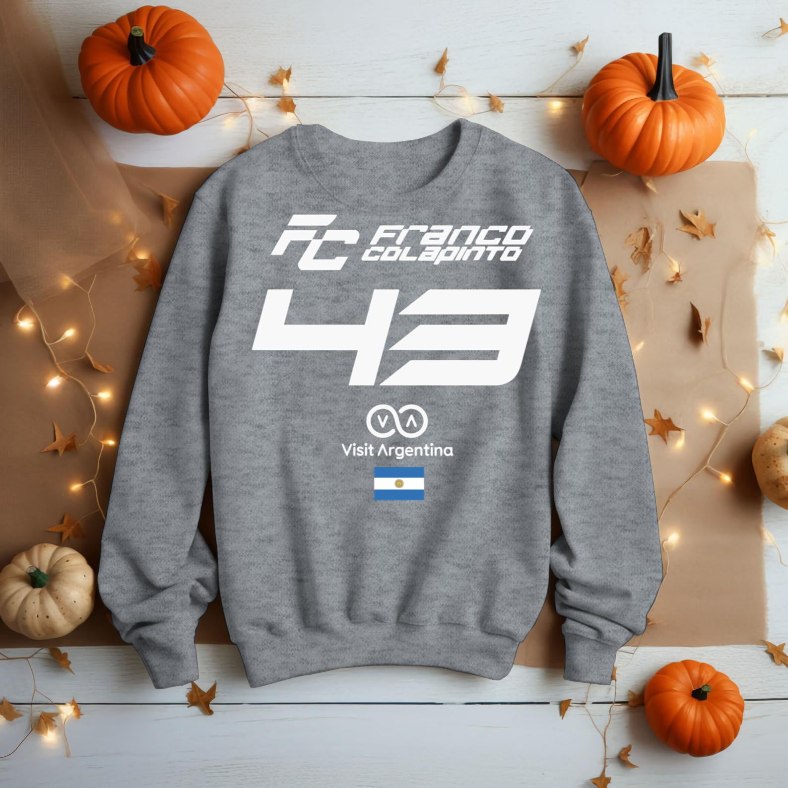 Fran Colapinto F1 Argentina, Formula 1 USA 2024 Apparel, Unisex Cotton