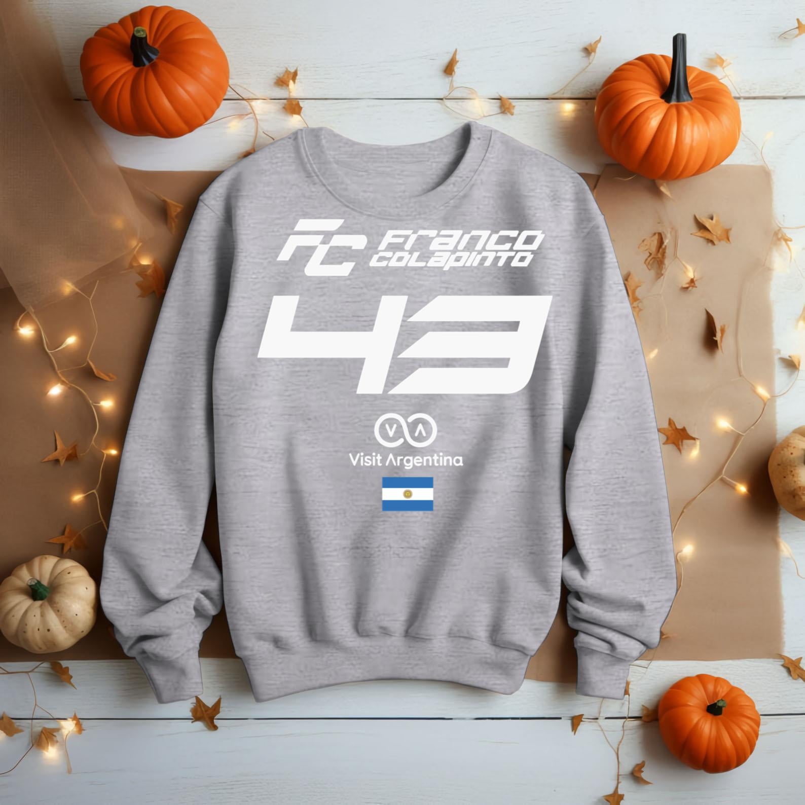 Fran Colapinto F1 Argentina, Formula 1 USA 2024 Apparel, Unisex Cotton