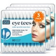 thumbnail image 1 of Fran Wilson EYE TEES COTTON TIPS 80 Count (3 PACK) - Precision Makeup Applicator, Double-sided Swabs with Pointed and Rounded Ends for Perfect Blending, Effective Cleaning and Precise Touch-ups…, 1 of 7
