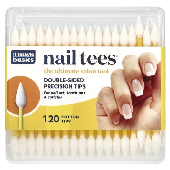 Fran Wilson, Nail Tees, Precision Beauty Tools, 120 Cotton Swabs Pack of 4