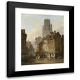 thumbnail image 1 of François Antoine Bossuet 15x18 Black Modern Framed Museum Art Print Titled - City Motif from Roubaix, 1 of 5