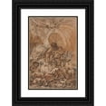 thumbnail image 1 of François Boucher 17x24 Black Ornate Framed Double Matted Museum Art Print Titled: The Departure of Jacob (C. 1755), 1 of 5