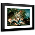 thumbnail image 1 of François Boucher 18x15 Black Modern Framed Museum Art Print Titled - Mercury Entrusting the Infant Bacchus to the Nymphs of Nysa (1734), 1 of 5