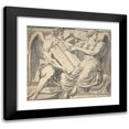 thumbnail image 1 of François Chauveau 16x15 Black Modern Framed Museum Art Print Titled - Allegory of History (17th Century), 1 of 5