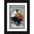 thumbnail image 1 of François Flameng 13x18 Black Ornate Wood Framed Double Matted Museum Art Print Titled - Paris Exhibition (1900), 1 of 5