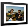 thumbnail image 1 of François-Joseph Navez 17x15 Black Modern Framed Museum Art Print Titled - A Musical Group (1821), 1 of 5