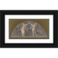 thumbnail image 1 of François Lafon 18x11 Black Ornate Wood Framed Double Matted Museum Art Print Titled - Two Children Raising a Large Box Together (1893), 1 of 5