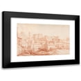 thumbnail image 1 of François Lemoyne 14x11 Black Modern Framed Museum Art Print Titled - View of Rome (1724), 1 of 5