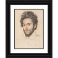 thumbnail image 1 of François Quesnel 18x24 Black Ornate Framed Double Matted Museum Art Print Titled: Young Man with a Beard (17th Century?), 1 of 5