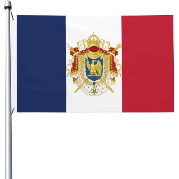 France 3x5FT Flag Flag 3x5 Ft Vivid Color And Fade Proof Flags Polyester With Grommets