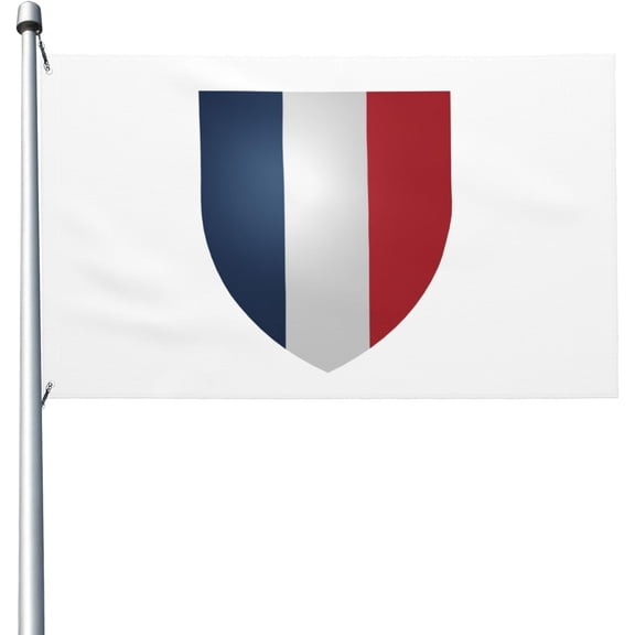 France 3x5FT Flag Flag 3x5 Ft Vivid Color And Fade Proof Flags Polyester With Grommets