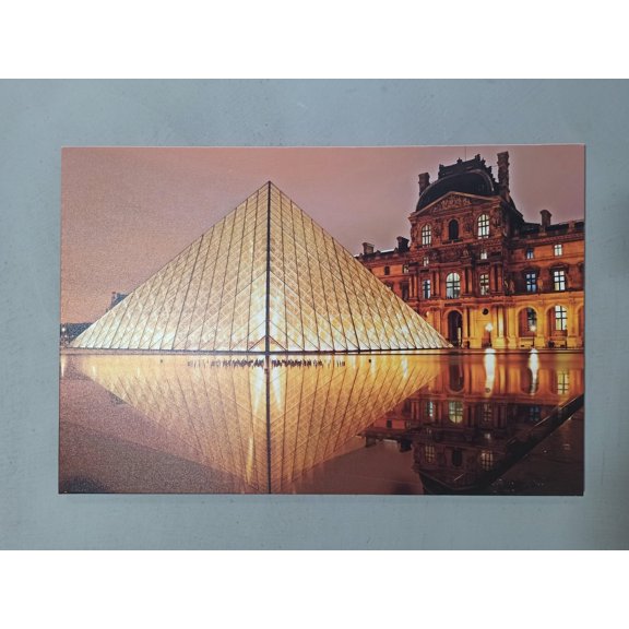 France Art Canvas, Louvre Museum Travel Art Canvas, Louvre Museum Wall Art, Louvre Museum, View Artwork, Paris Landmark Printed Canvas, Canvas Wall Decor - Rolled Canvas
