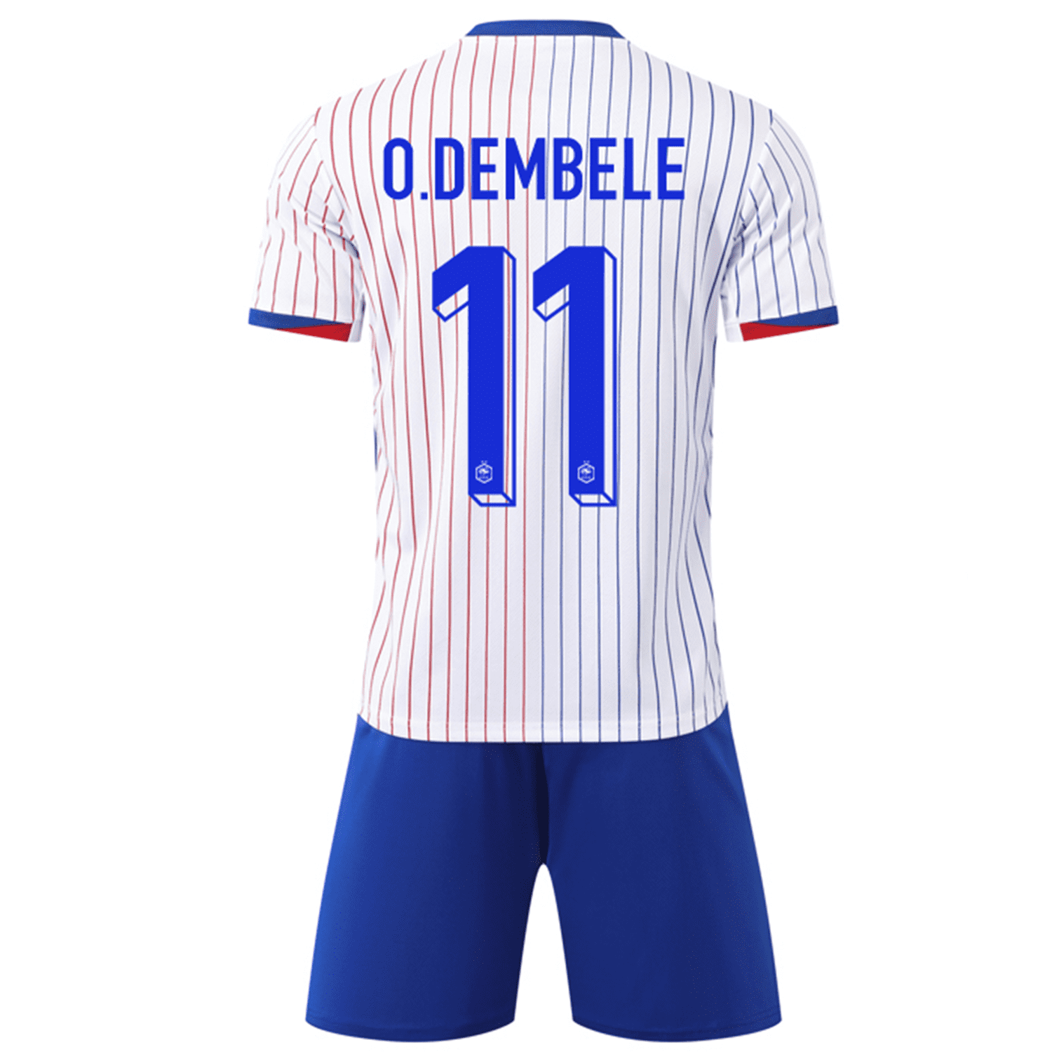 France Away Stadium Shirt 2024 with Dembele 11 printing - Walmart.com