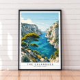 France Calanques Unillustration French Coast Travel Mediterranean ...
