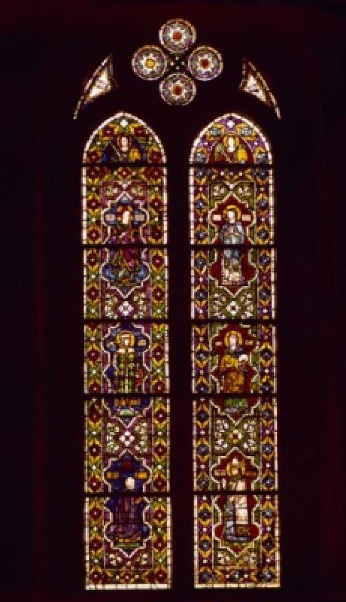 France Chartres Chartres Cathedral Stained Glass Saints Canvas Art -  (24 x 36)