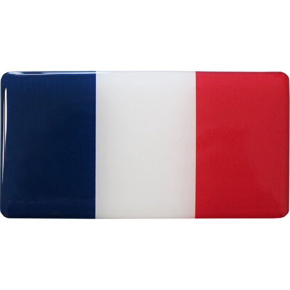 France Domed Sticker