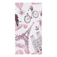 thumbnail image 1 of France Eiffel Tower City Microfiber Kitchen Hand Towel Dish Cloth Tableware Household Cleaning Towel Utensils for Kitchen, 1 of 7