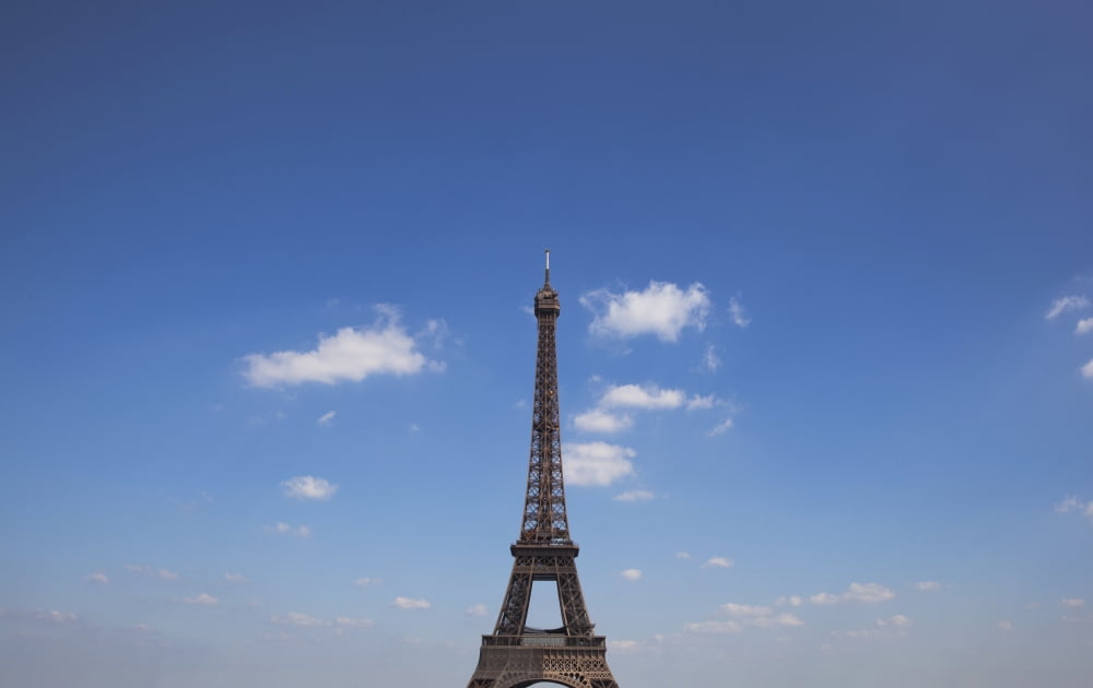 France Eiffel Tower Paris Canvas Art - Mark Thomas Design Pics (38 x 24)