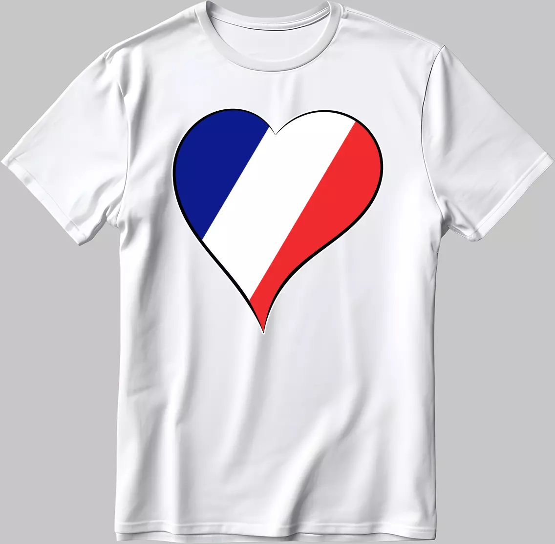 France Eurovision Song Contest Malmö 2024 WhiteBlack Men/Women T Shirt