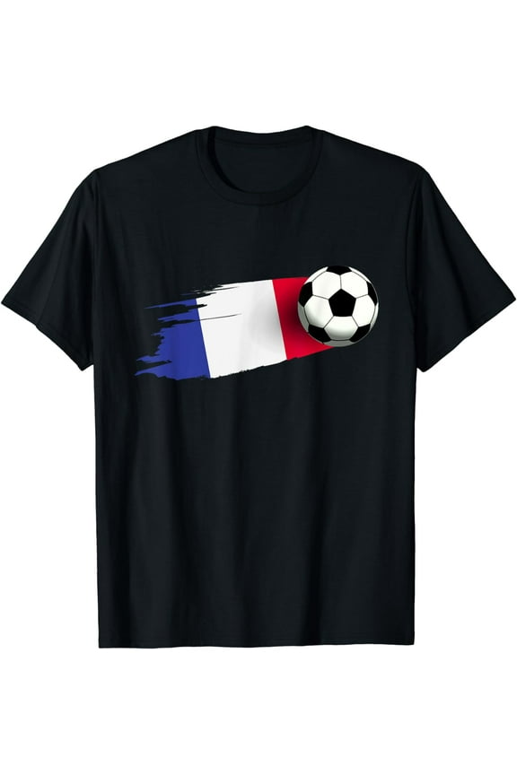 France Flag Jersey French Soccer Team French T-Shirt mens t shirt,black,women,funny,misfits,men,journey,t-shirt