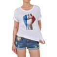 thumbnail image 1 of France Flag Printed 100% Cotton T-shirt WTS_12 S, 1 of 1