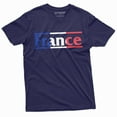 thumbnail image 1 of France Flag T-Shirt French Coat Of Arms La France Mens Gift Tshirt Heritage Tee (XX-Large Navy Blue), 1 of 5