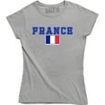 thumbnail image 1 of France Flag World Cup Soccer French National Flag Pride Women's T-Shirt, 1 of 4