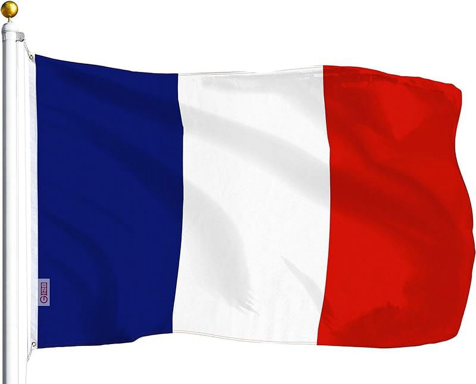 G128 - FRANCE-FRENCH-FLAG-NEW-3x5ft-WITH-BRASS-GROMMETS-USA-seller