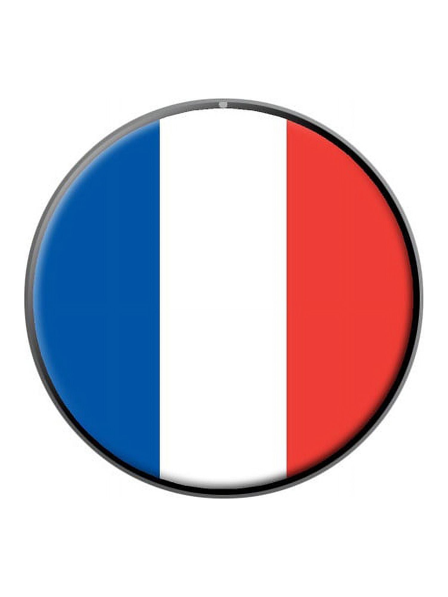France French Flag Lapel Hat Pin Tie Tack Small Round 