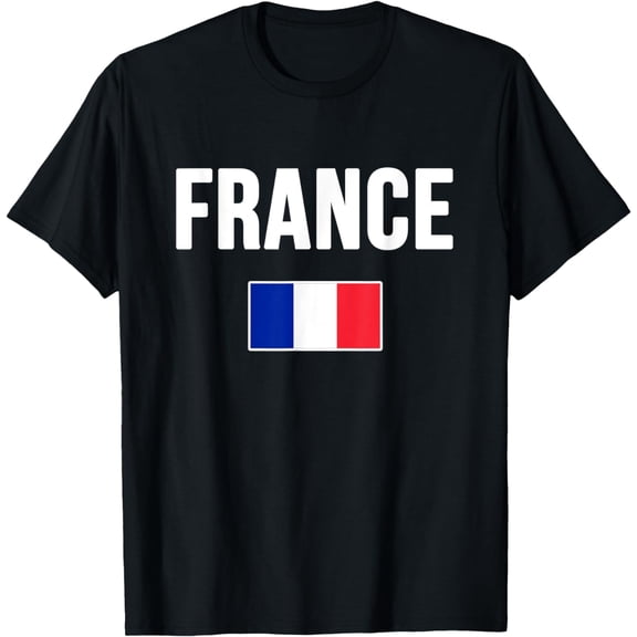 France French Flag T-Shirt mens t shirt，black，women，funny，misfits，men，journey，t-shirt