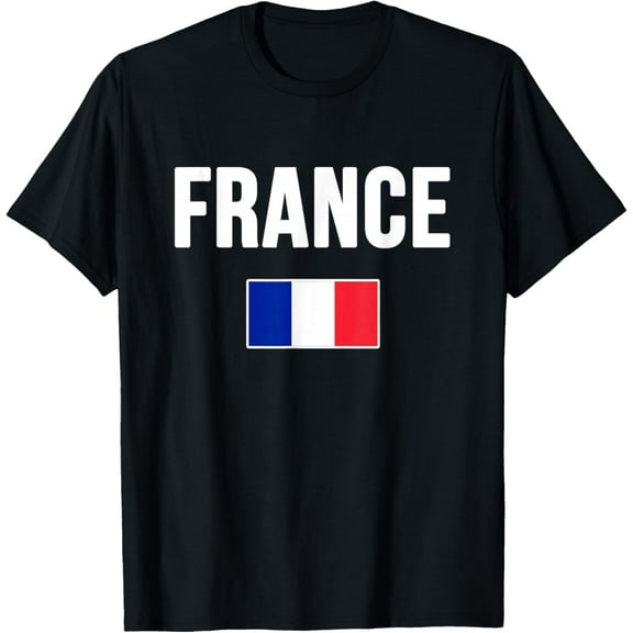 France French Flag T-ShirtShort-sleeved shirts for both men and women