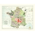 thumbnail image 1 of Historic Map - France Geological - Cortambert 1880 - Vintage Wall Art, 1 of 4