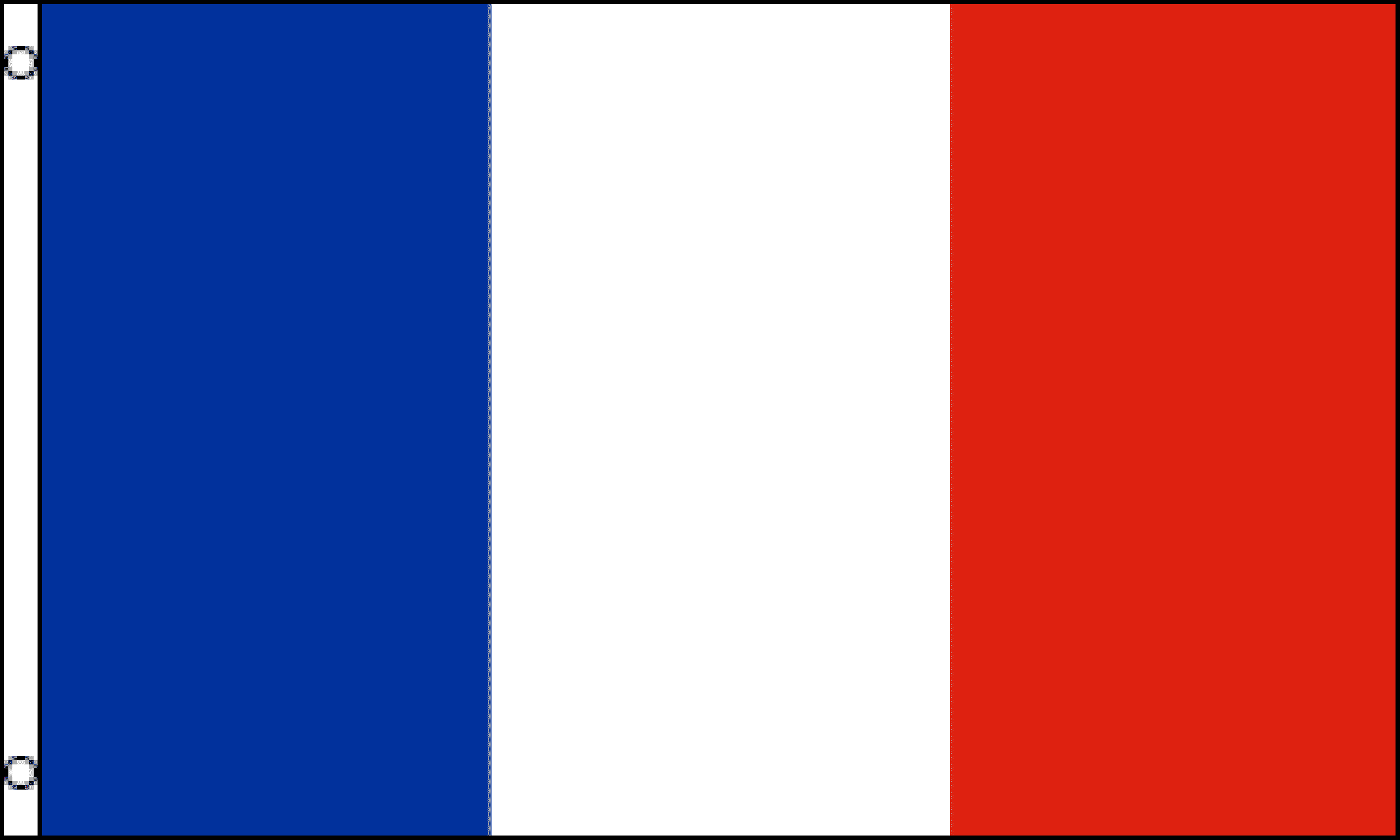 France 3x5 ft Blue White Red Polyester Flag