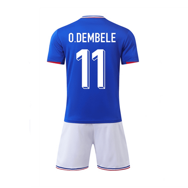 France Home UEFA Euro Cup 2024 #11 Dembele Soccer Jersey