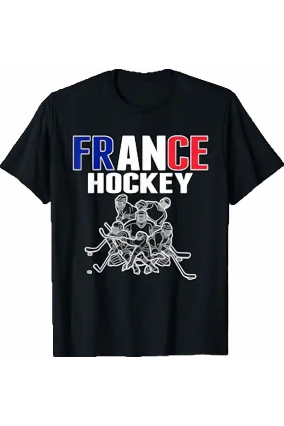 France Ice Hockey Fans Jersey French Hockey Team Supporter Shirt Unisex S-5XL Hot Trending Shirt, Vintage Birthday Gift