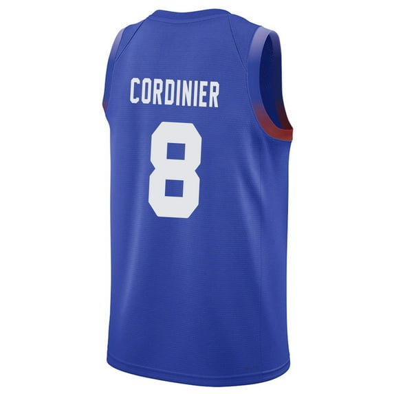 France_Isaia_Cordinier_Basketball_Blue_Jersey T Shirts