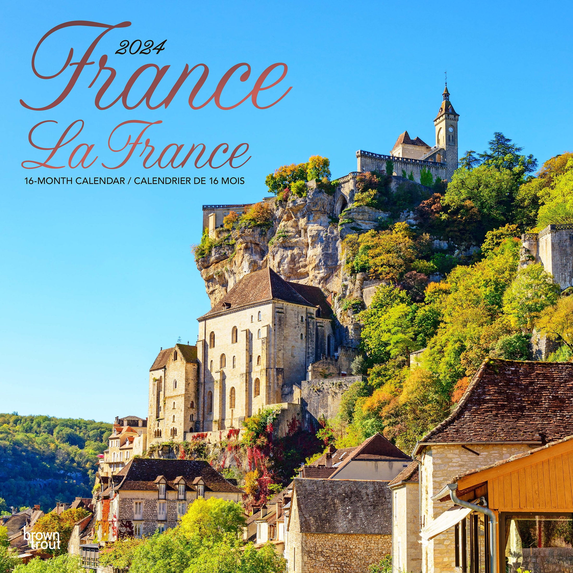 France | La France | 2024 12x24" (Hanging) Wall Calendar | BrownTrout