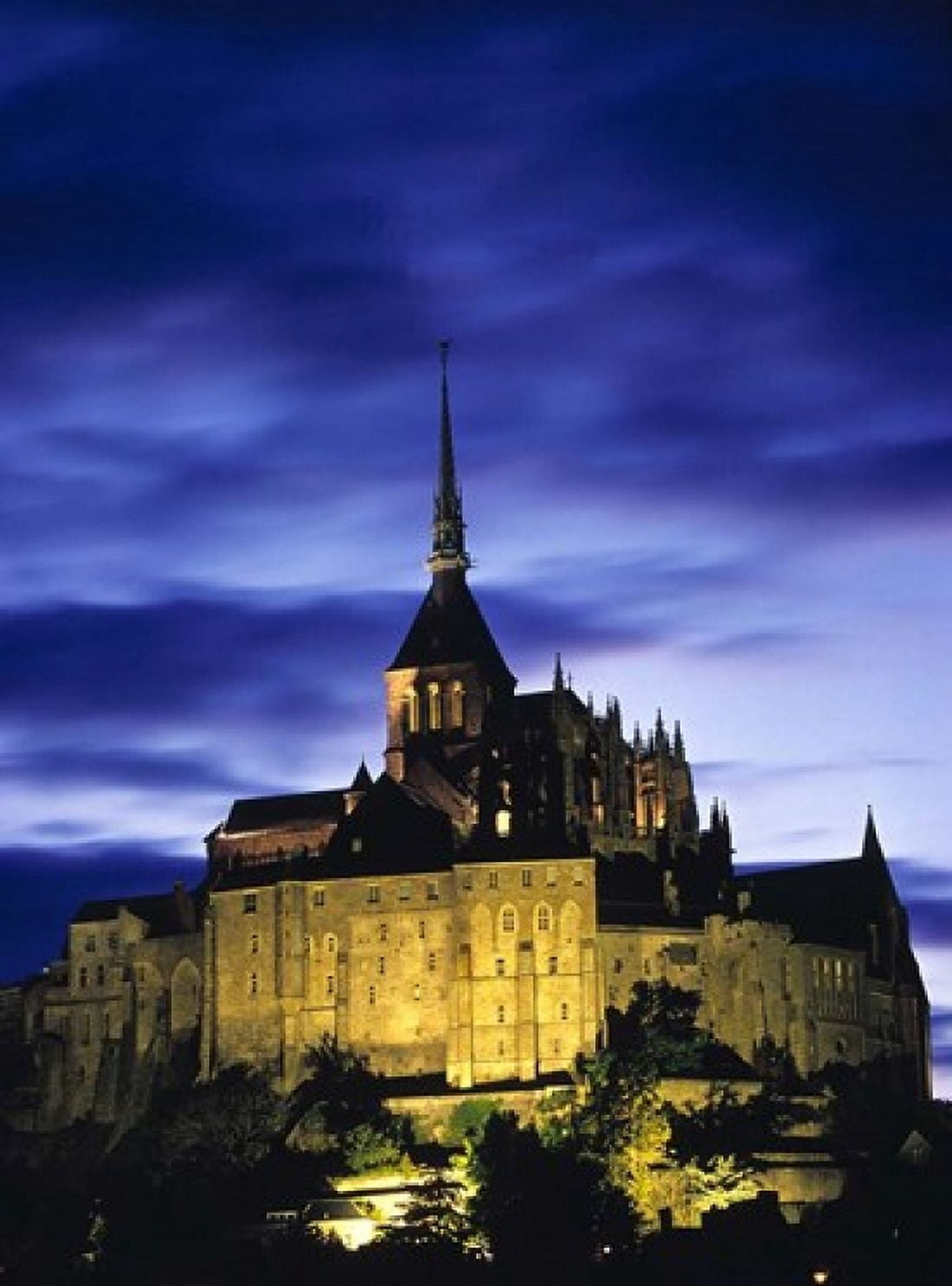 France Le Mont St-Michel Normandy Canvas Art - Ric Ergenbright DanitaDelimont (19 x 26)