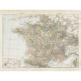 thumbnail image 1 of France Map Poster Print by Gwendolyn Babbitt, 1 of 1
