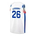 thumbnail image 1 of France_Mathias_Lessort_Basketball_White_Jersey T Shirts, 1 of 1