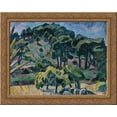 thumbnail image 1 of France. Mountain Lavender. 24x20 Gold Ornate Wood Framed Canvas Art by Pyotr Konchalovsky, 1 of 2