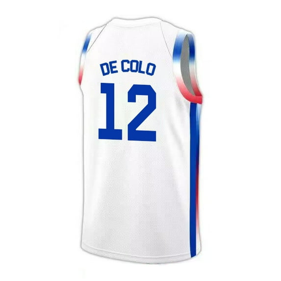France_Nando_de_Colo_Basketball_White_Jersey T Shirts